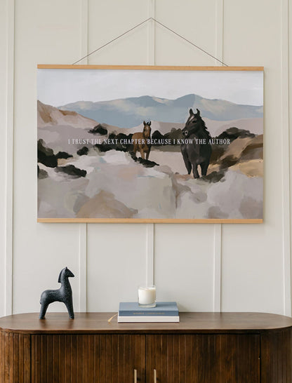 Horizontal Poster: I trust the next chapter