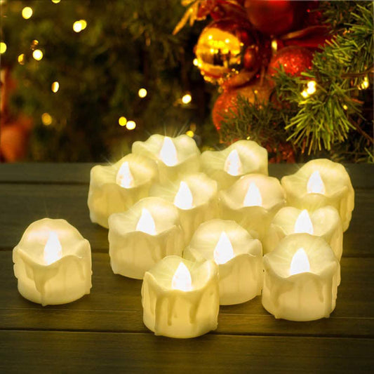 12-Pack: LED Timer Candle Decoration Otarealm