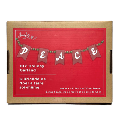 Holiday PEACE Garland DIY Kit