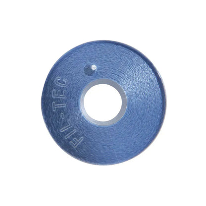 12988 Hawaiian Blue Prewound Clear-Glide Bobbin Tube - Style L