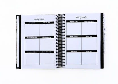 2026-2027 Black Leather Look Daily Premium Bundle