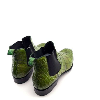 Maurice Austin Custom Alligator Boot - Green Otarealm