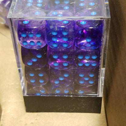 Nebula Nocturnal/blue Luminary 7-Dice/16mm/12mm/30mm/Ten10's
