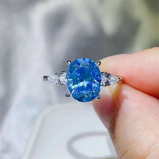 3 Carat Moissanite 925 Sterling Silver Ring Otarealm