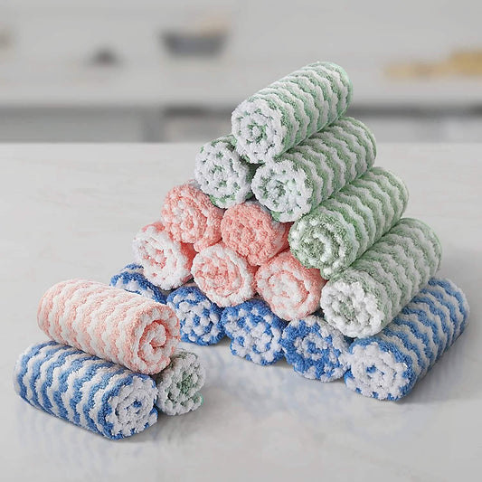18-Pack: Microfiber Cleaning Cloth Otarealm