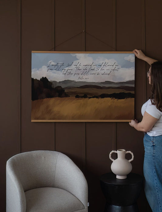 Horizontal Poster: I Sought the Lord