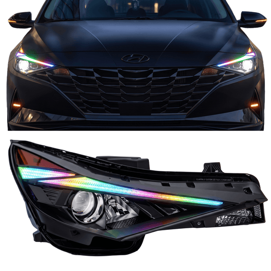 Hyundai Elantra Multicolor Flow Series DRL Boards (2021-2023) Otarealm