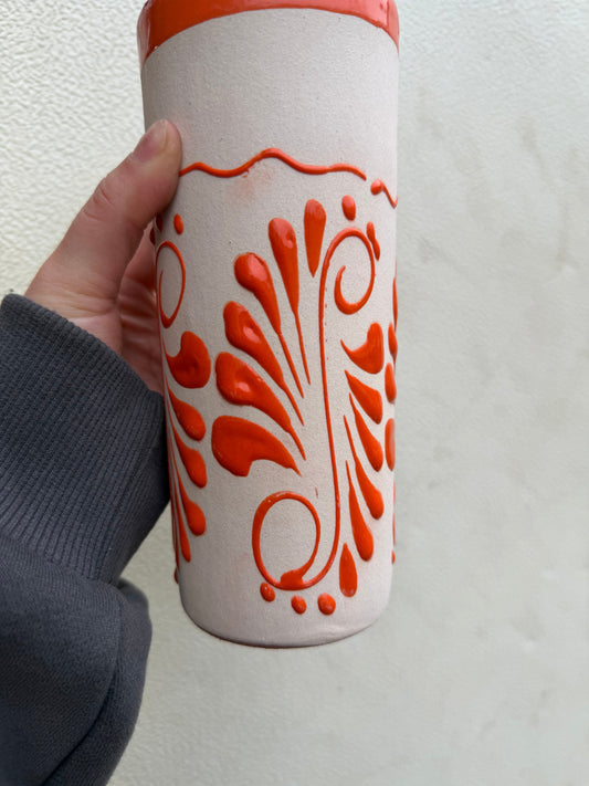 Orange Mexican Barro Cup