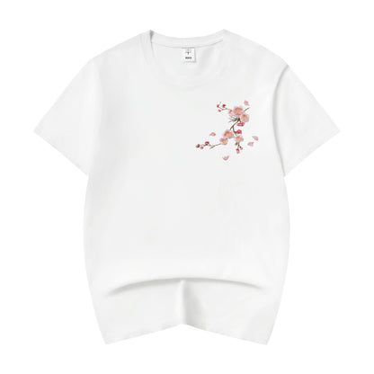 ET516 Sakura Flowers Embroidered Tee