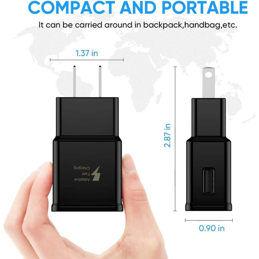 2-Pack: Adaptive Fast Charging Wall Charger