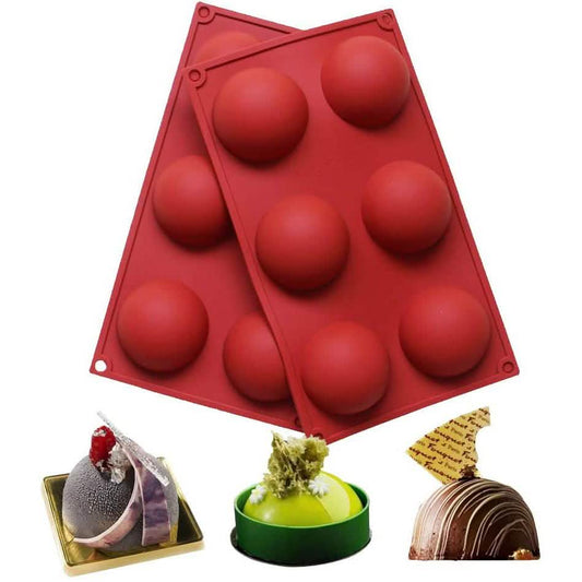 2-Pack: Baker Depot 6-Hole Silicone Mold Otarealm