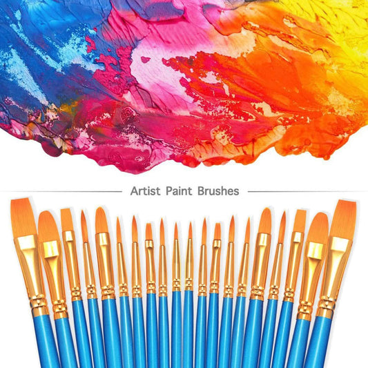 2-Pack: BOSOBO 10 Sizes Paint Brushes Set Otarealm