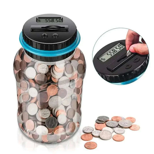 Digital Counting Money Jar Otarealm
