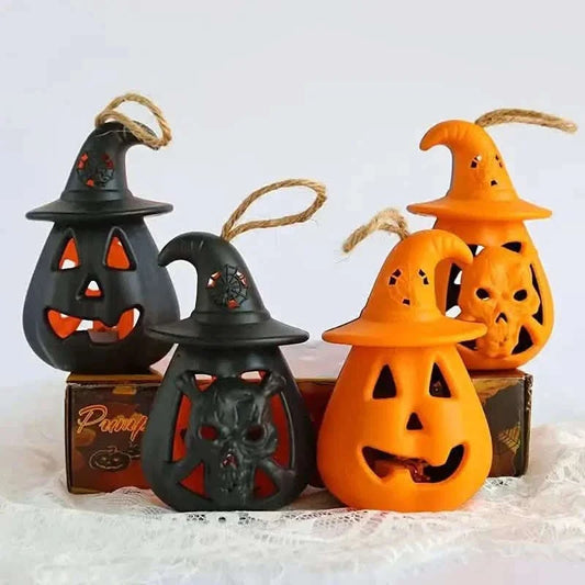 2-Pack: LED Lamp Halloween Pumpkin Light Otarealm