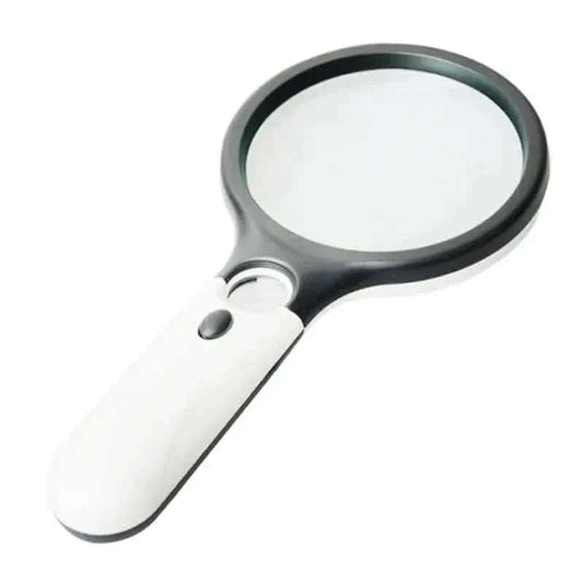 2-Pack: LED Light 45x Magnifying Glass Lens Mini Pocket Handheld Microscope Otarealm