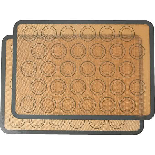 2-Pack: Silicone Nonstick Food Safe Macarons Baking Mat Otarealm