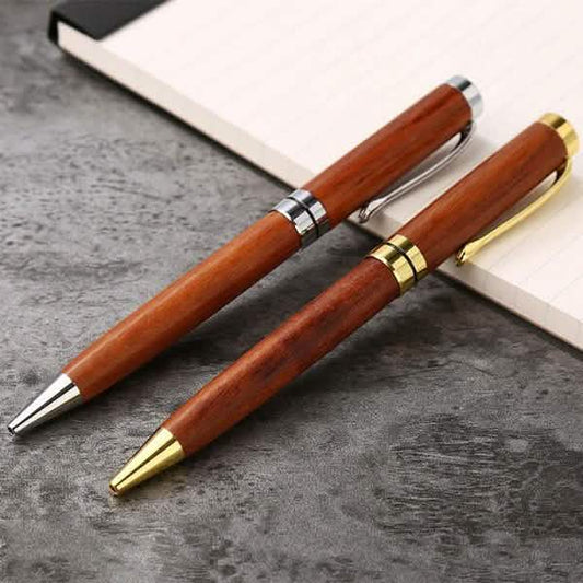 2-Pack: Wooden Twist Ballpoint Pen Otarealm