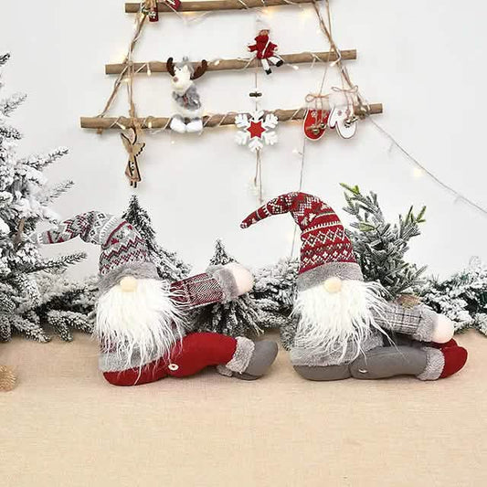 2-Piece: Christmas Gift Curtain Buckle Otarealm