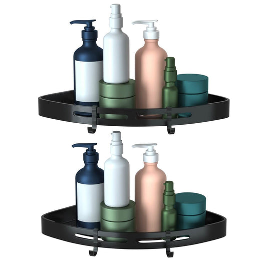 2-Piece: Corner Shower Caddy Shelf Otarealm