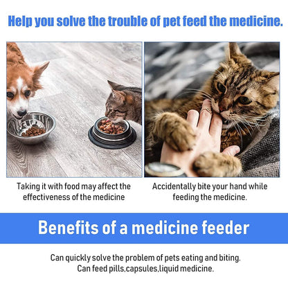 2-Piece: Pet Tablet Syringe Pusher