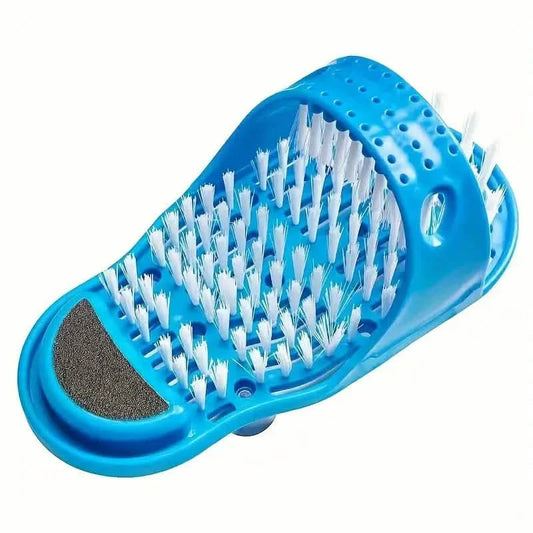 2-Piece Set: Foot Washing Brush Foot Scrub with Suction Cup