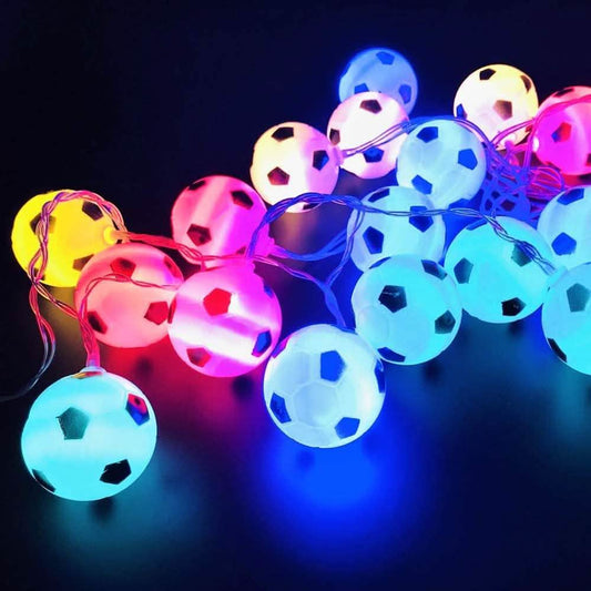2022 World Cup Decor String Lights Soccer Otarealm