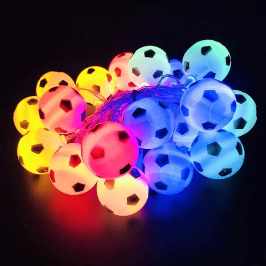2022 World Cup Decor String Lights Soccer Otarealm