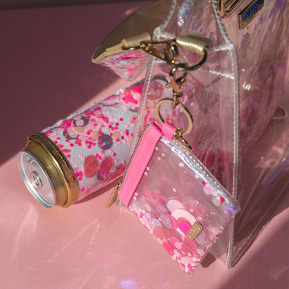 Spirit Squad Confetti Keychain Wallet