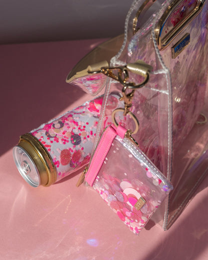 Spirit Squad Confetti Keychain Wallet