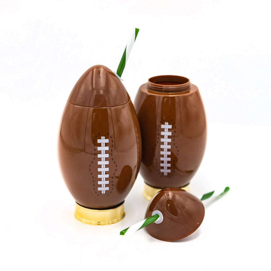 Football Novelty Sippers, 24oz (Set of 2, 6, or 12) Otarealm