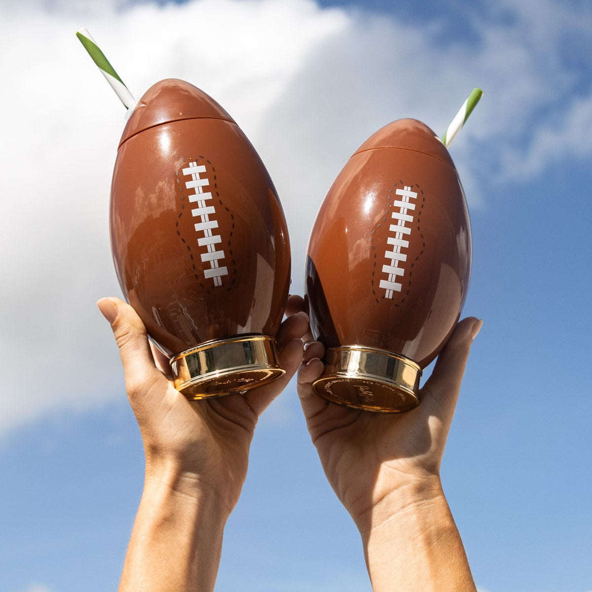 Football Novelty Sipper, 24oz (Set of 2, 6, or 12) Otarealm