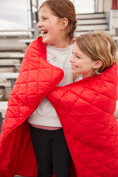 Iowa State University Red Puffer Blanket