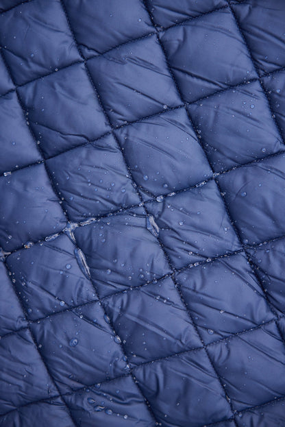 Beach Day on Navy Puffer Blanket