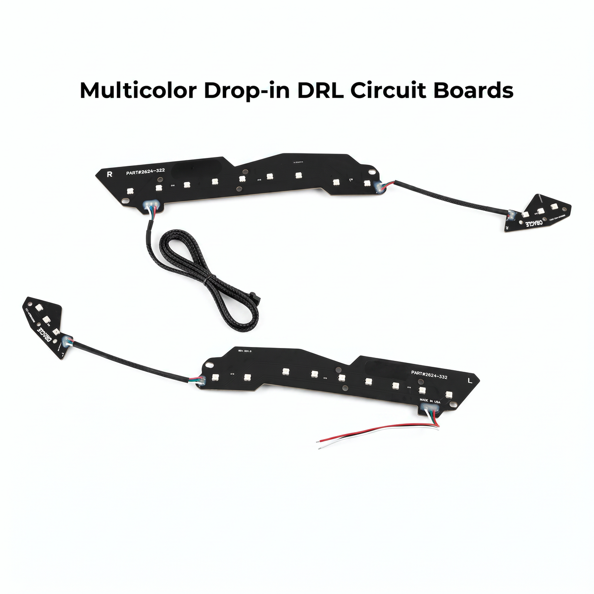 GMC Sierra 1500 Multicolor DRL Boards (2016-2018)