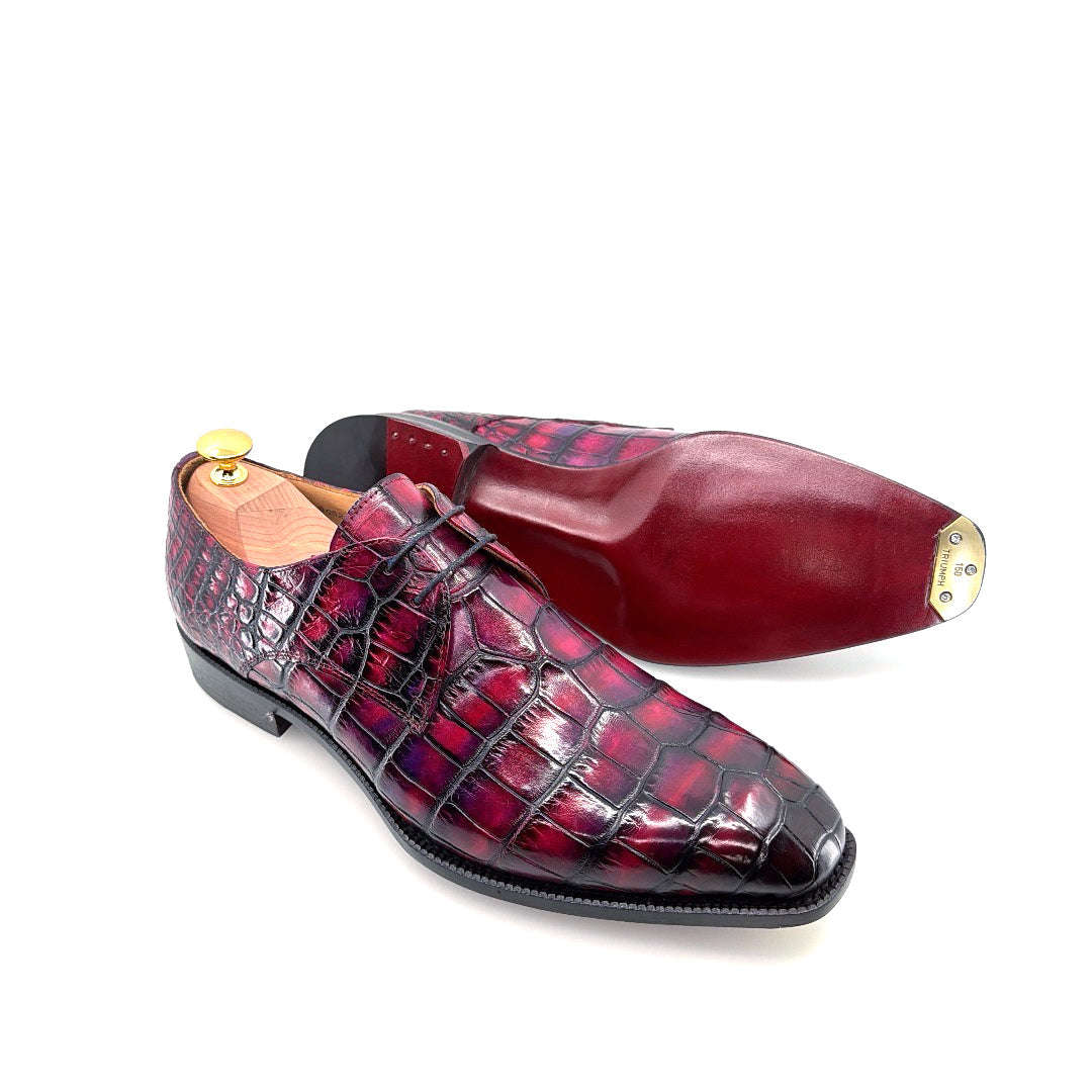 Maurice Atlanta Alligator Oxford - Purple Otarealm