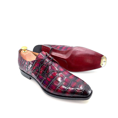 Maurice Atlanta Alligator Oxford - Purple Otarealm