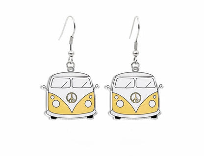 Adorable Vintage Van Earrings