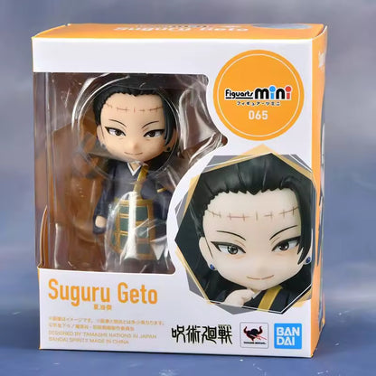 Mini Jujutsu Kaisen Gojo Satoru Mahito Geto Suguru Itadori Fushiguro Figurines, Kawaii Cute Anime Figures and Statues 10 CM