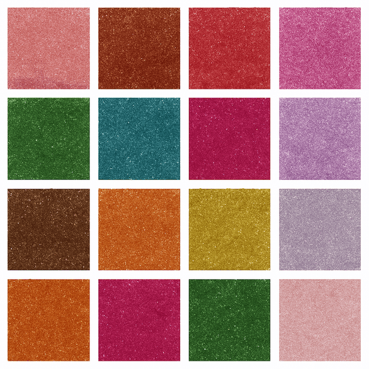 * Glitter Sample Pack - 22 Holographic Colors - Cosmetic-Grade Glitter for Wax Melts, Resin, Nail Art