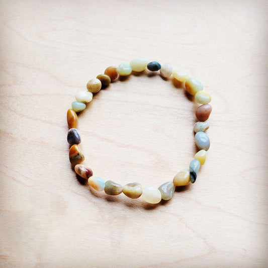 Amazonite Beaded Stretch Bracelet 807k Otarealm