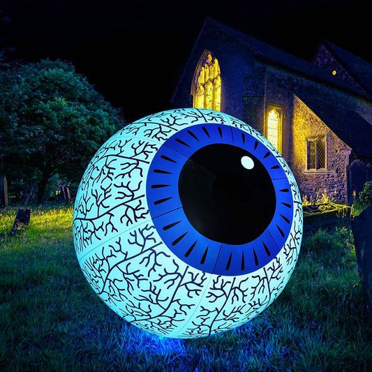 24-Inch Halloween Inflatable Ghost Eyeball Decor Otarealm