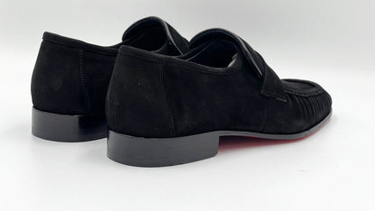 C Collection Suede Loafer - Black