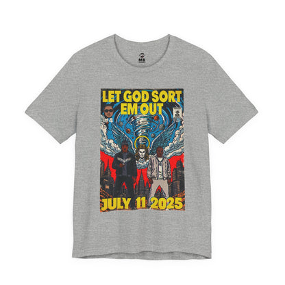 Let God Sort Em Out - Unisex Jersey Short Sleeve Tee