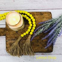 Wooden Bead Garland with Tassle
