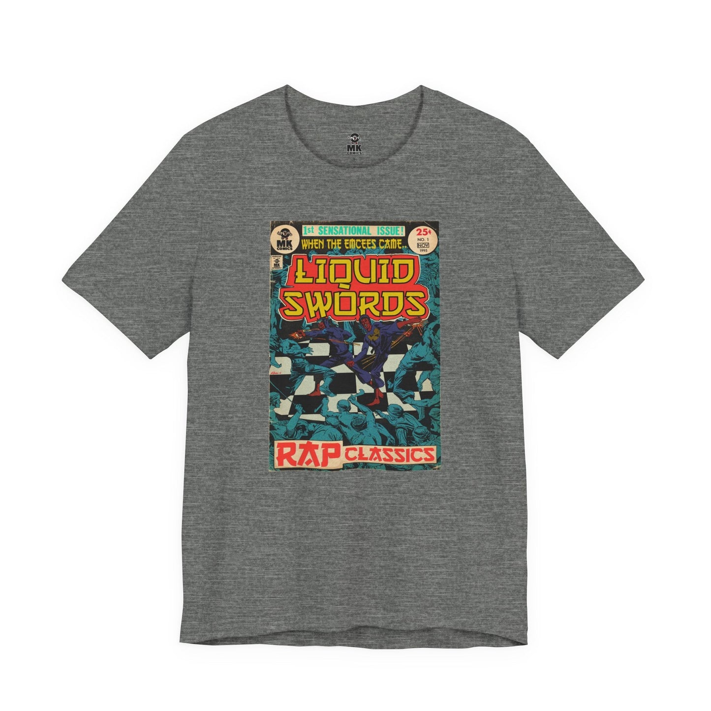 Liquid Swords - Unisex Jersey Short Sleeve Crew Neck T-Shirt - Hip Hop Graphic Tee
