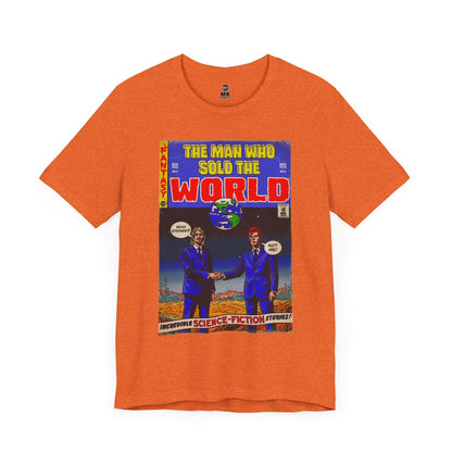 Bowie & Cobain - The Man Who Sold the World - Unisex Jersey Short Sleeve Tee