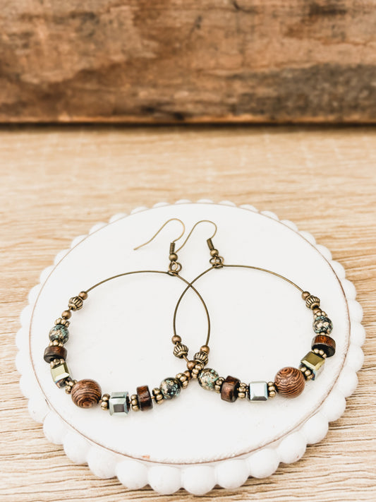 Bohemian Hoop Earrings