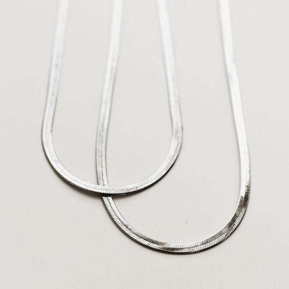 Jade Herringbone Necklace Otarealm