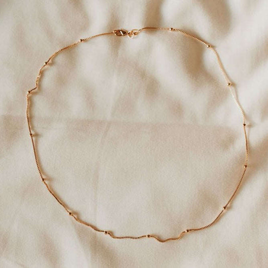 Annie Gold Filled Satellite Necklace Otarealm