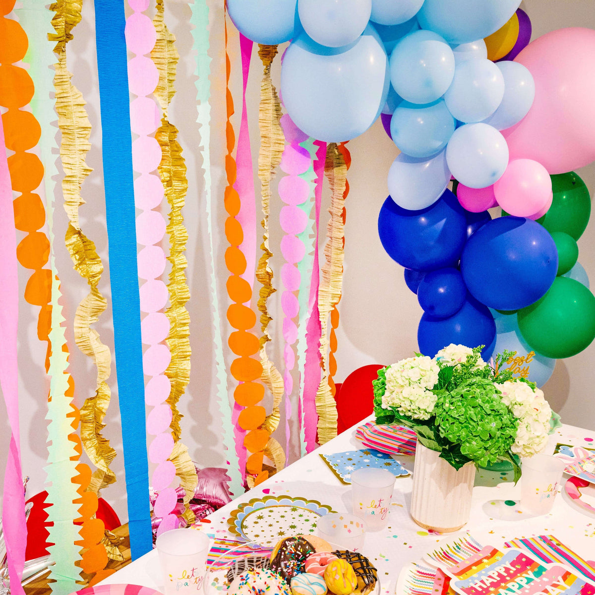 Multicolored Party Streamer Set Otarealm